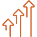 three arrows going up icon (1)